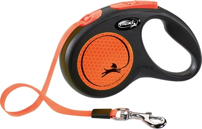 Flexi Linie Neue Klassische Neonband Schwarz/Orange