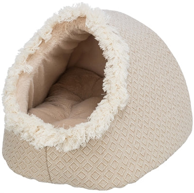 Trixie Katze Korb Iglu Boho Beige