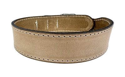 Sazzz Hundehalsband Boho Vintage Leder Beige