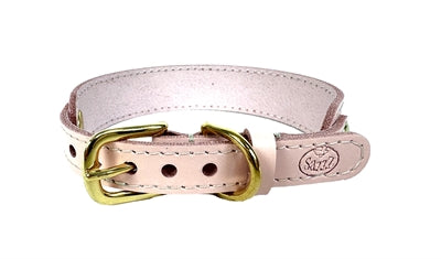 Sazzz Hundehalsband Sweetie Classic Leder Rosa